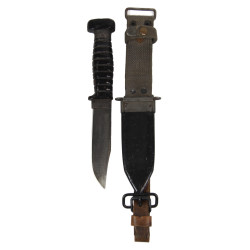 Knife, Utility, MK 1, COLONIAL, US Navy, with Modified Scabbard, UDT