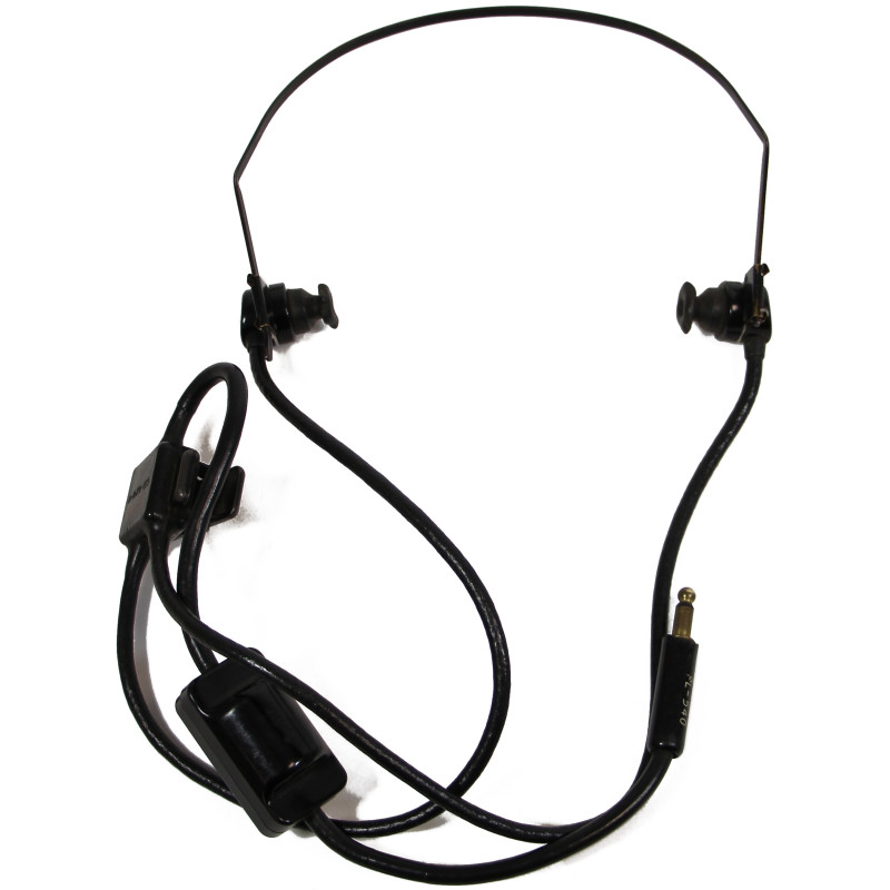 Receivers (Earphones), Type R-30-U, US Army, on HB-30 Headseat