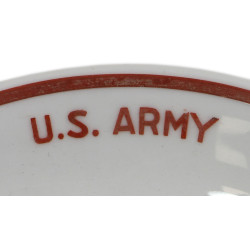 Soucoupe en porcelaine, US Army, Rosenthal