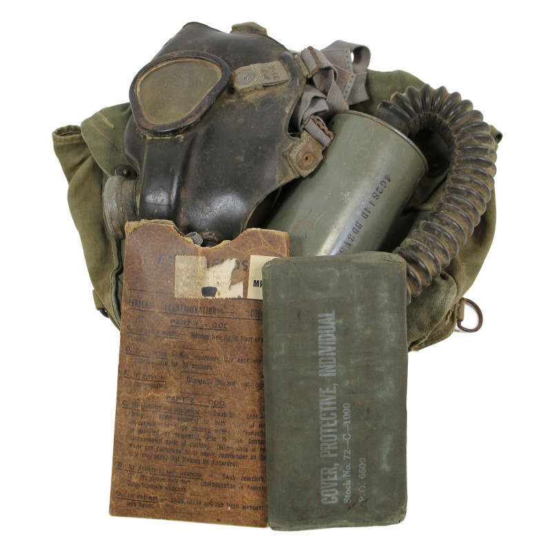 Mask, Gas, Lightweight, OD 7, 1944, Complete