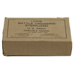 First-Aid, Large Battle Dressing Sterilized, Navy contract N140S-16528A (corpsman)