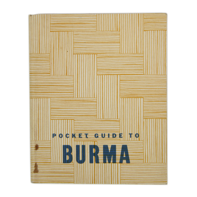 Livret, Pocket Guide to Burma, 1943