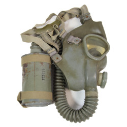 Mask, Gas, Lightweight, OD 7, 1943, Complete