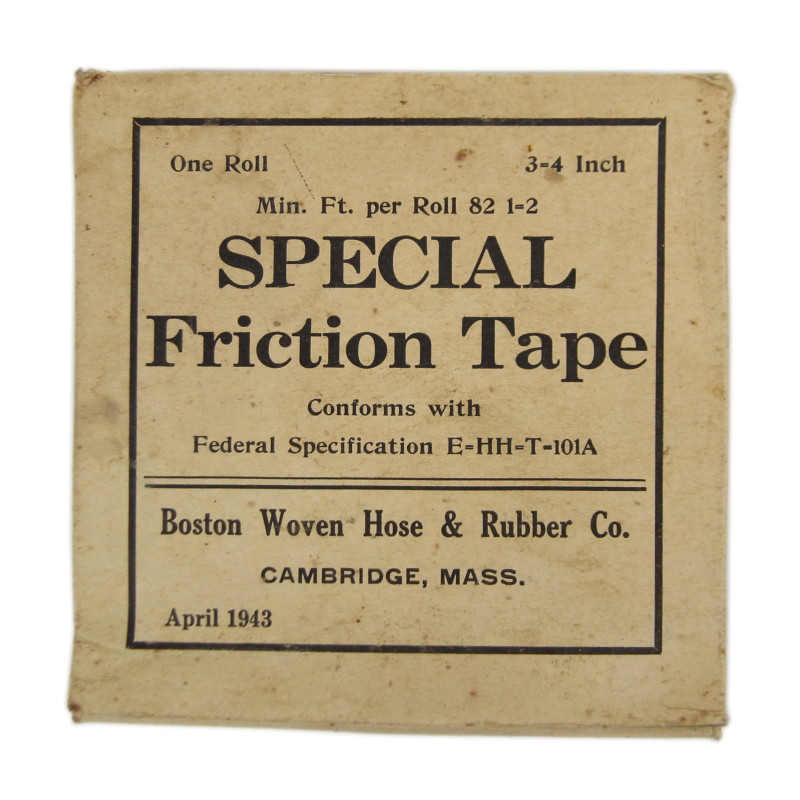 Chatterton de démolition, SPECIAL FRICTION TAPE, avril 1943