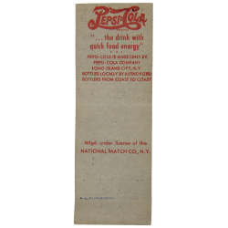 Matchbook, PEPSI-COLA, 4th Field Artillery Battalion