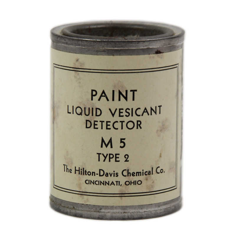 Peinture détectrice vésicants, M5