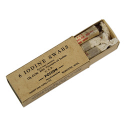 Boîte de tampons de teinture d'iode, HANDY PAD SUPPLY CO. 1942, pleine