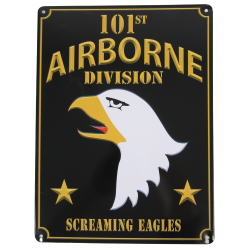 Plaque en métal, 101st Airborne Division