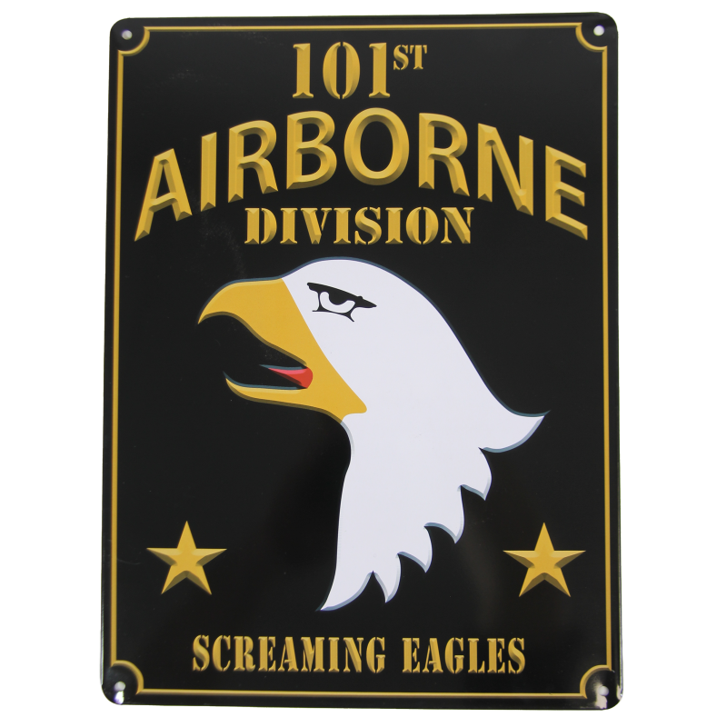 Plaque en métal, 101st Airborne Division