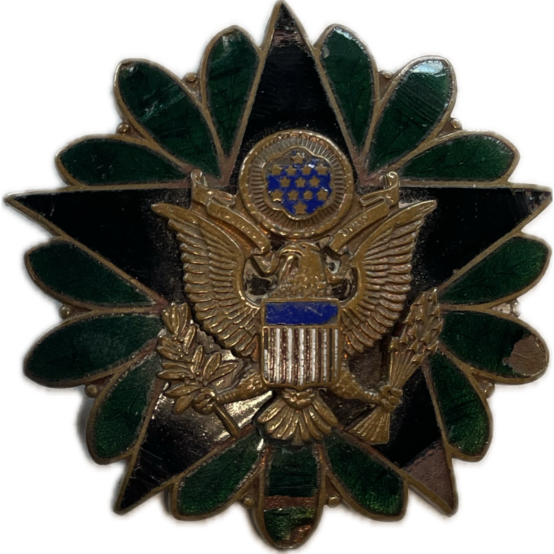 Insigne, War Department General Staff, N.S. MEYER INC. NEW YORK, à épingle