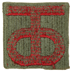 Insigne, 90th Infantry Division, dos vert, 1943