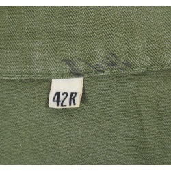 Veste de combat US Army, treillis HBT (Herringbone Twill), 42R