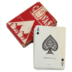 Jeu de cartes à jouer, CARAVAN, rouge