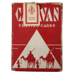 Cards, Playing, CARAVAN, Red