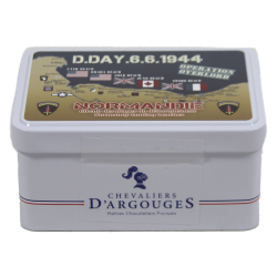 Boîte de chocolats, Chevaliers d'Argourges, Plages du Débarquement, 100 g