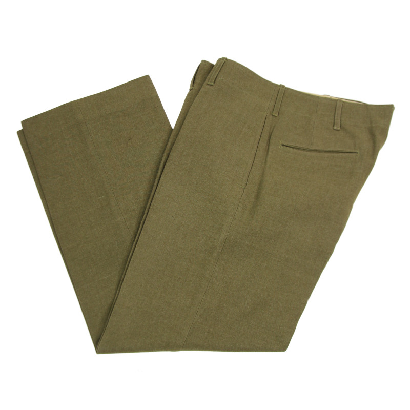 Trousers, Wool, Serge, OD, 31 x 29, 1941