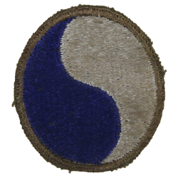 Patch, 29th Infantry Division, Black Back, British Made