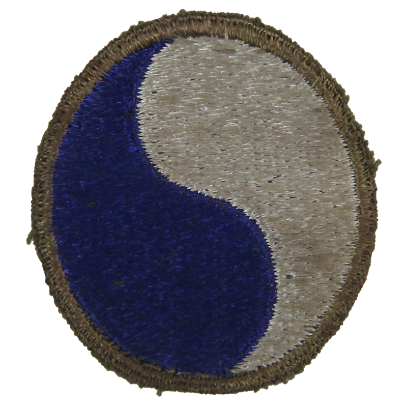 Patch, 29th Infantry Division, Black Back, British Made