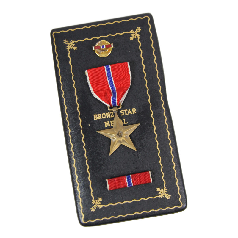 Coffret médaille, Bronze Star, Pvt. Conrad Saller, Co. K, 272nd Inf ...