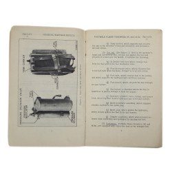 Manual, Technical, TM 3-375, Portable Flame Throwers M1 and M1A1, 1943, Pfc. John Balfe, US Marine Corps