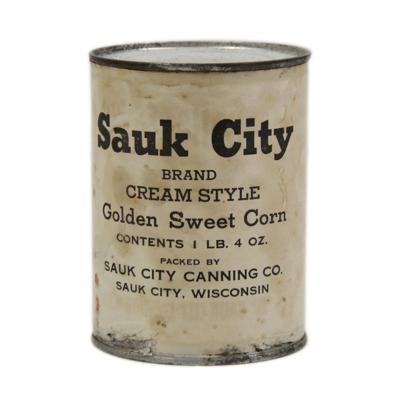 Can, Tin, Corn, Sauk City, Ration, Ten-in-One