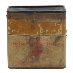 Boîte, First-Aid Kit for Life Rafts of Vessels, US Navy