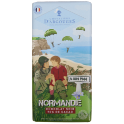 Tablette de chocolat, chocolat noir 70%, 100g