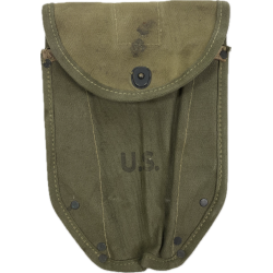 Carrier, Canvas, for Shovel, Folding, M-1943, B.A.B. CO., 1943, Two-Tone