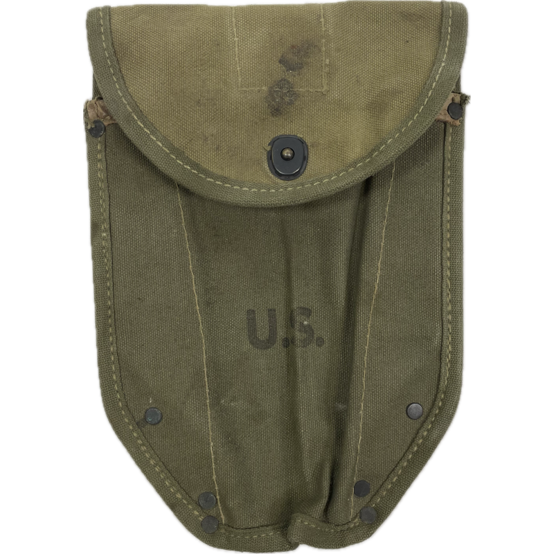 Carrier, Canvas, for Shovel, Folding, M-1943, B.A.B. CO., 1943, Two-Tone