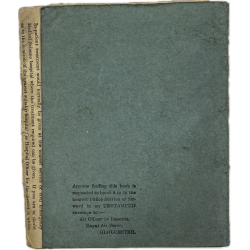 Livret britannique, Royal Air Force Service And Release Book