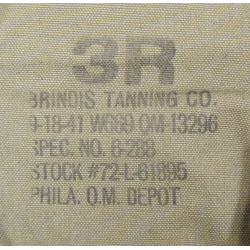 Guêtres en toile, US Army, 3R, BRINDIS TANNING CO. 1941