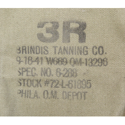 Guêtres en toile, US Army, 3R, BRINDIS TANNING CO. 1941