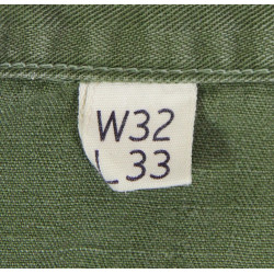 Pantalon de combat US Army, treillis HBT (Herringbone Twill), Special, 32 x 33