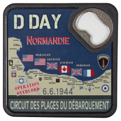 bottle-opener glass, D-Day Normandy