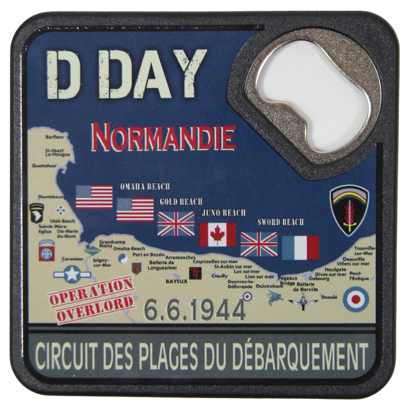 Sous verre décapsuleur, D-Day Normandie