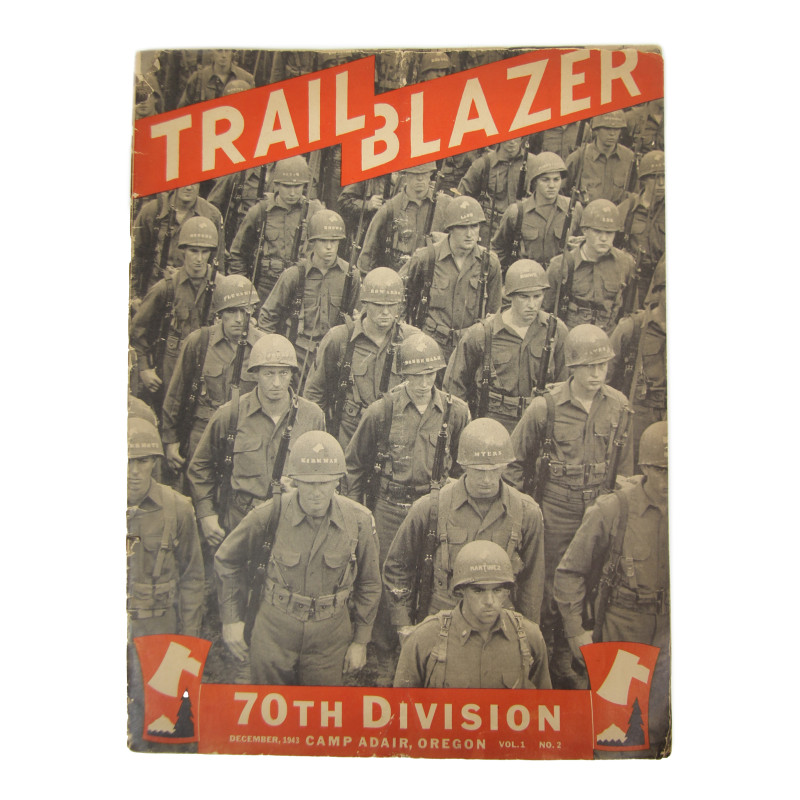 Journal divisionnaire, Trail Blazer, 70th Infantry Division, Vol. 1, No. 2, décembre 1943