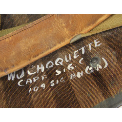 Sous-casque M1 (liner), FIRESTONE, Cpt. W.J. Choquette, 109th Signal Battalion