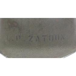 Casque M1, pattes fixes, liner HAWLEY, F1c Leo Zatoon, 21st Naval Construction Bn., Seabees, PTO