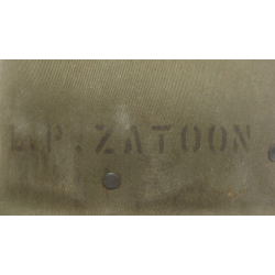 Casque M1, pattes fixes, liner HAWLEY, F1c Leo Zatoon, 21st Naval Construction Bn., Seabees, PTO