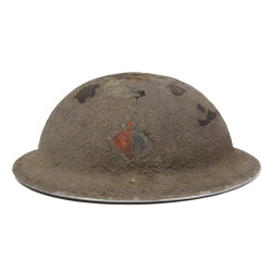 Helmet, Mk II, British, RO & Co. 1939, Royal Artillery, Brushed Concrete