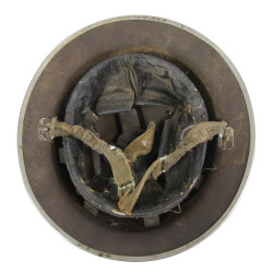 Helmet, Mk II, British, RO & Co. 1939, Royal Artillery, Brushed Concrete