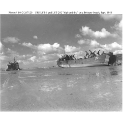 Grouping US Navy, S1c Spurgeon Aldinger, LST-1, D-Day, Normandie