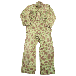 Coverall, HBT (Herringbone Twill), Camouflage, US Army & USMC