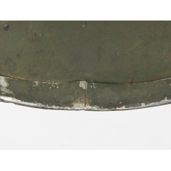 Casque M1, pattes fixes, liner SEAMAN PAPER CO., A washers verts, Italie 1944-1945