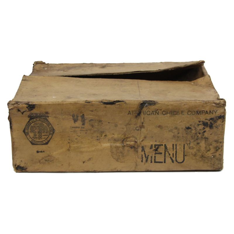 Carton de ration Ten-in-One, 1944