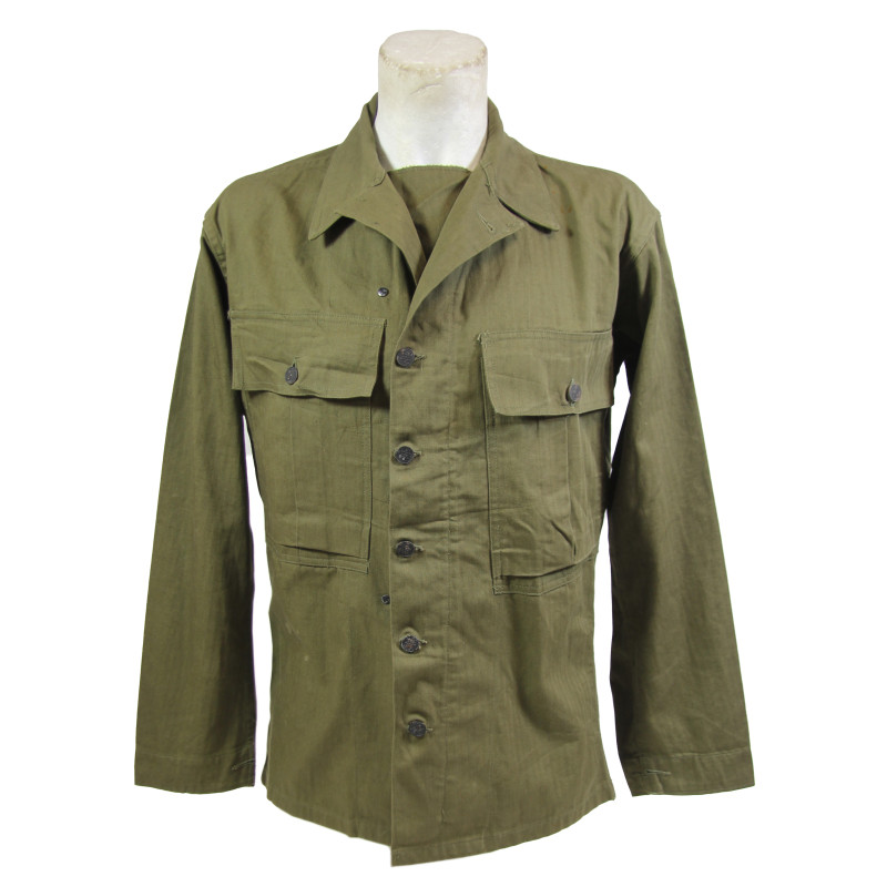 Jacket, HBT (Herringbone Twill), Special, OD 7, US Army, 36R