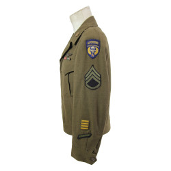 Jacket, Ike, Staff Sergeant, Airborne, Troop Carrier, 38R, 1944, ETO