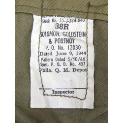 Jacket, Ike, Staff Sergeant, Airborne, Troop Carrier, 38R, 1944, ETO