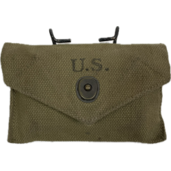 Pouch, First-Aid, M-1942, WLMC INC. 1943, with First-Aid Packet