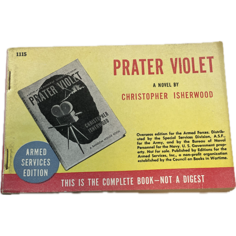 Novel, US Army, Prater Violet